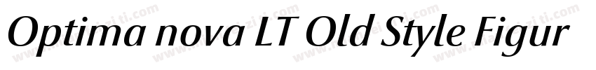 Optima nova LT Old Style Figure Med字体转换